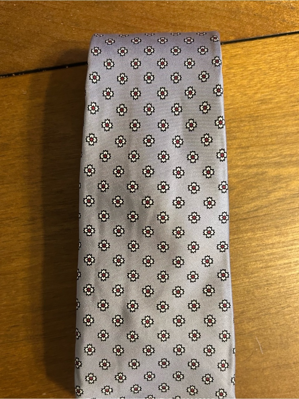 Ralph Lauren Lilac Floral Microprint Silk Tie